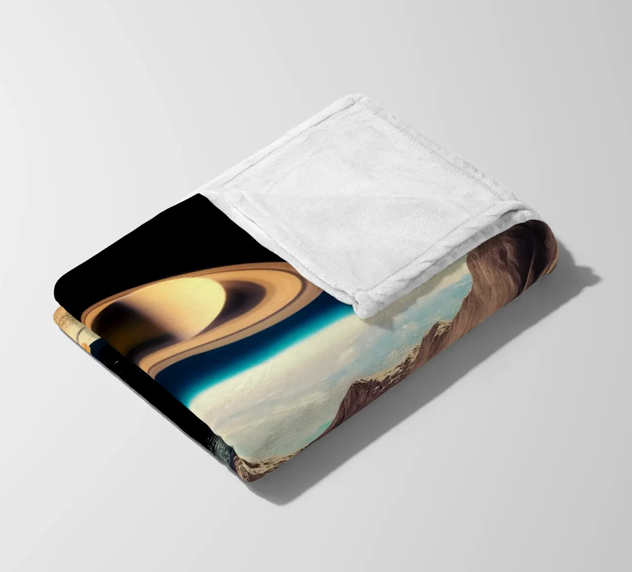 Mond-Pool Fleecedecke von Taudalpoi