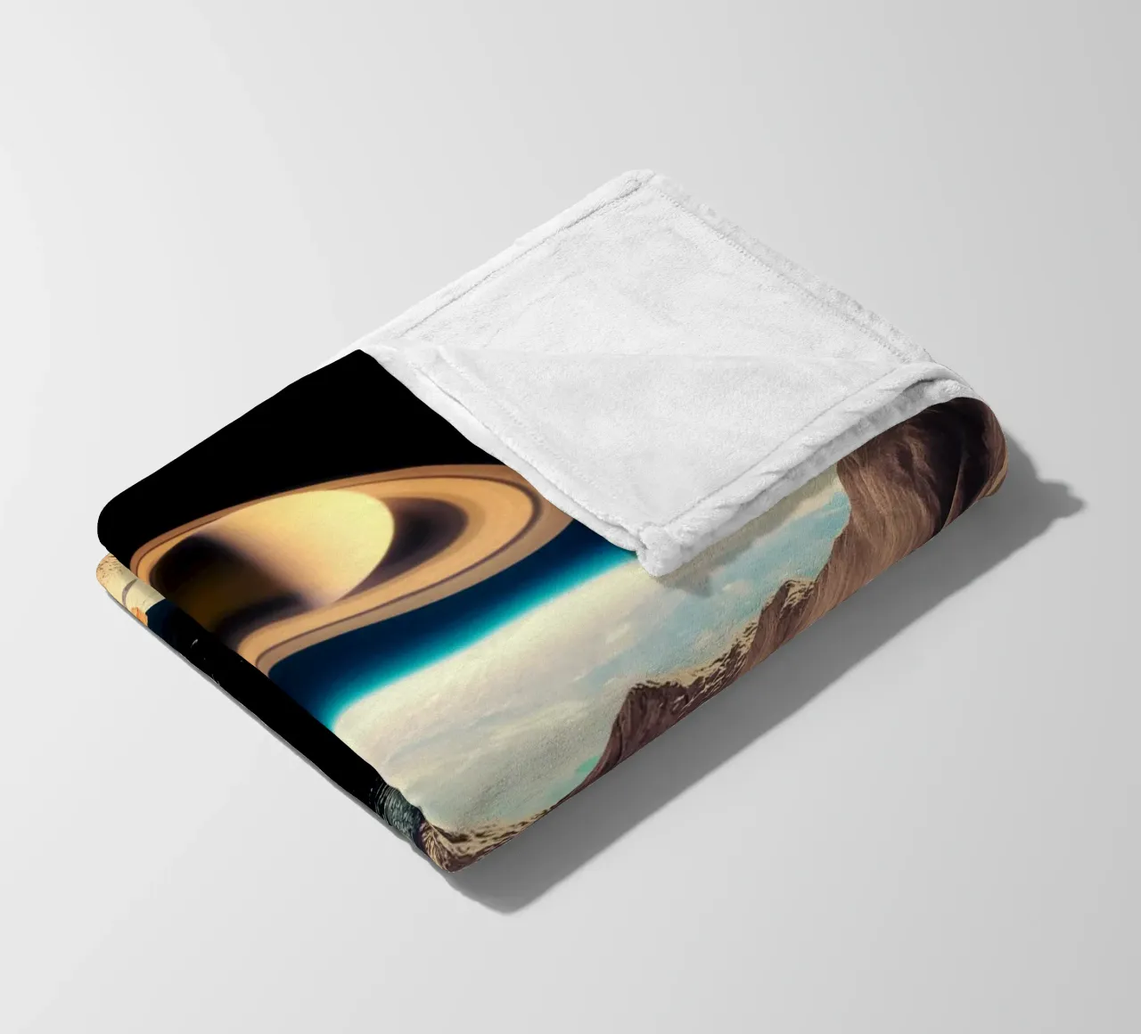 Mond-Pool Fleecedecke von Taudalpoi