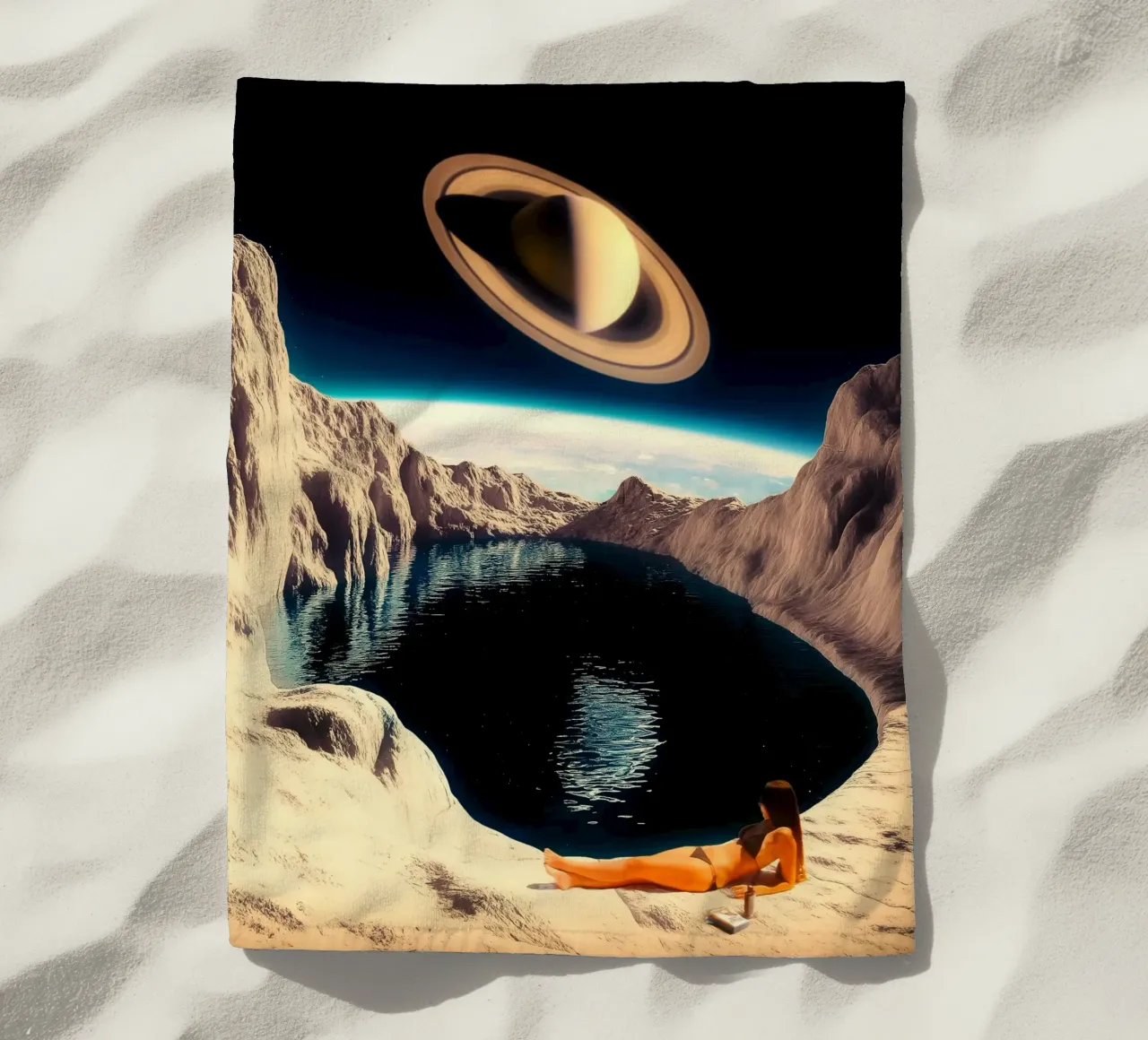 Piscina lunare telo mare da Taudalpoi