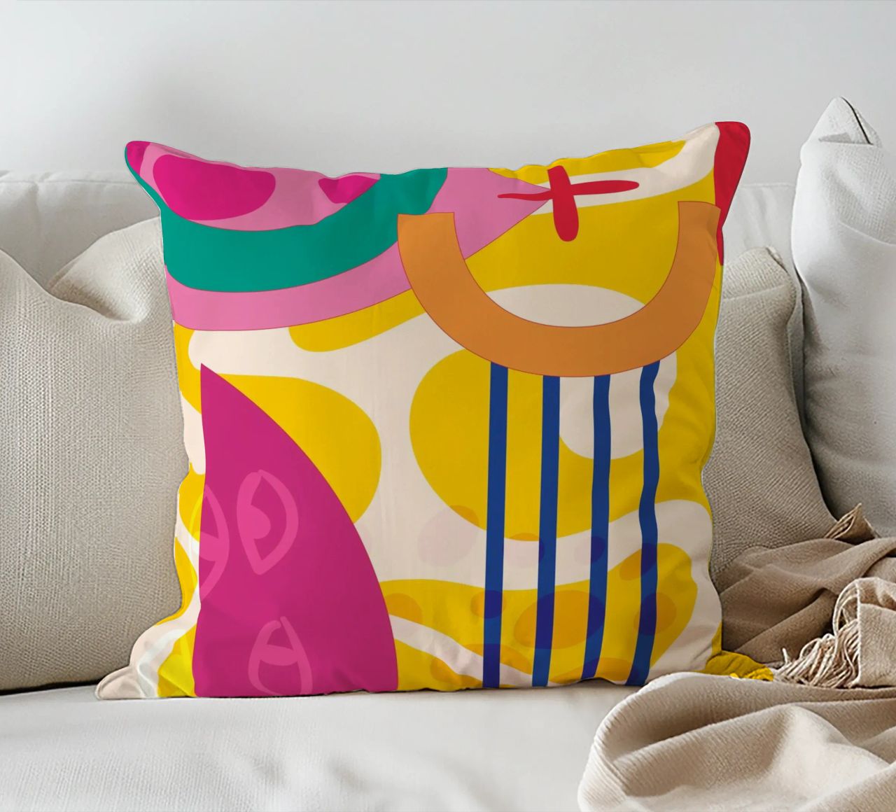 Pop Art Astratto Colorato Moderno cuscino da Whole©