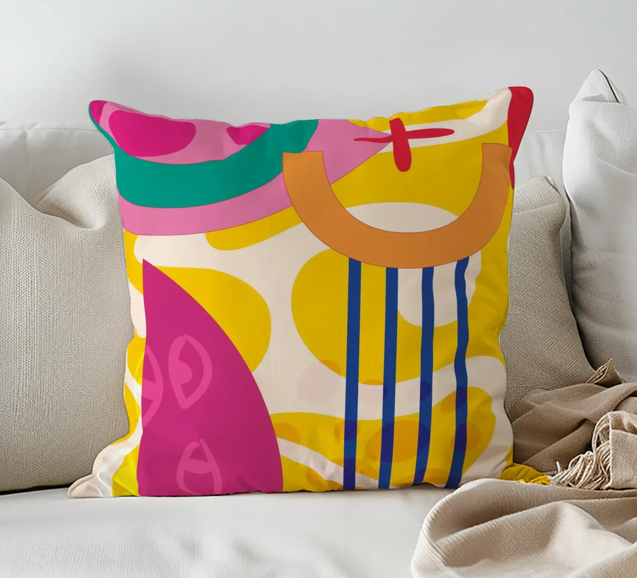 Pop Art Astratto Colorato Moderno cuscino da Whole©