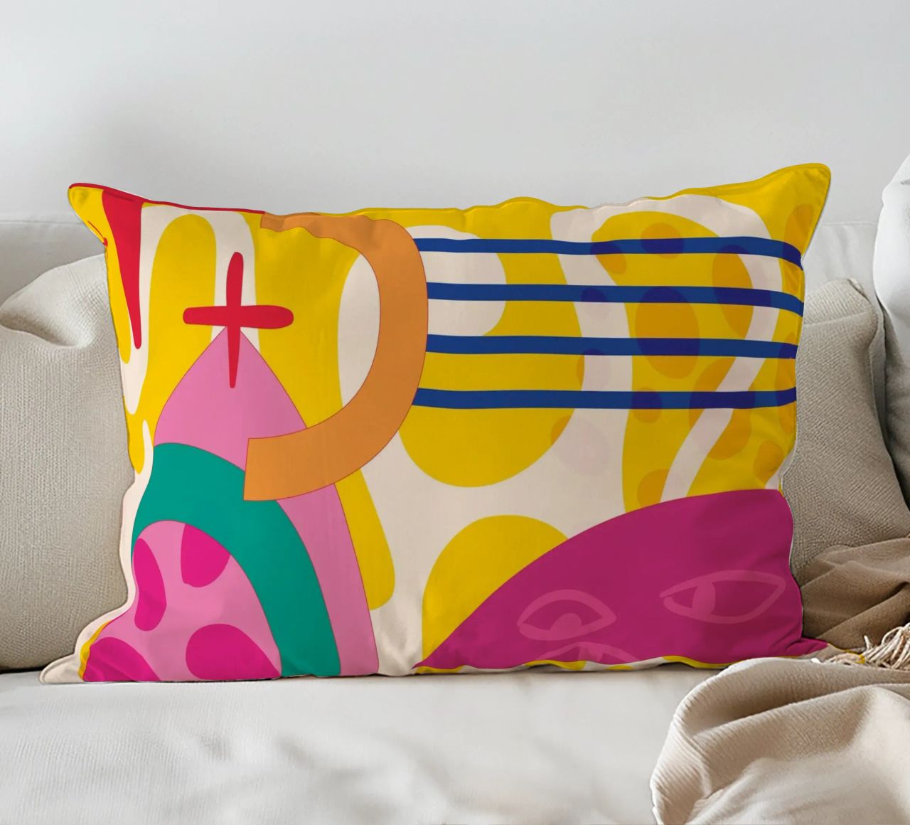 Pop Art Astratto Colorato Moderno cuscino da Whole©