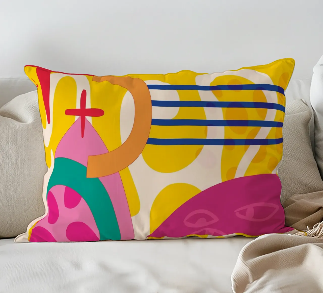Pop Art Astratto Colorato Moderno cuscino da Whole©