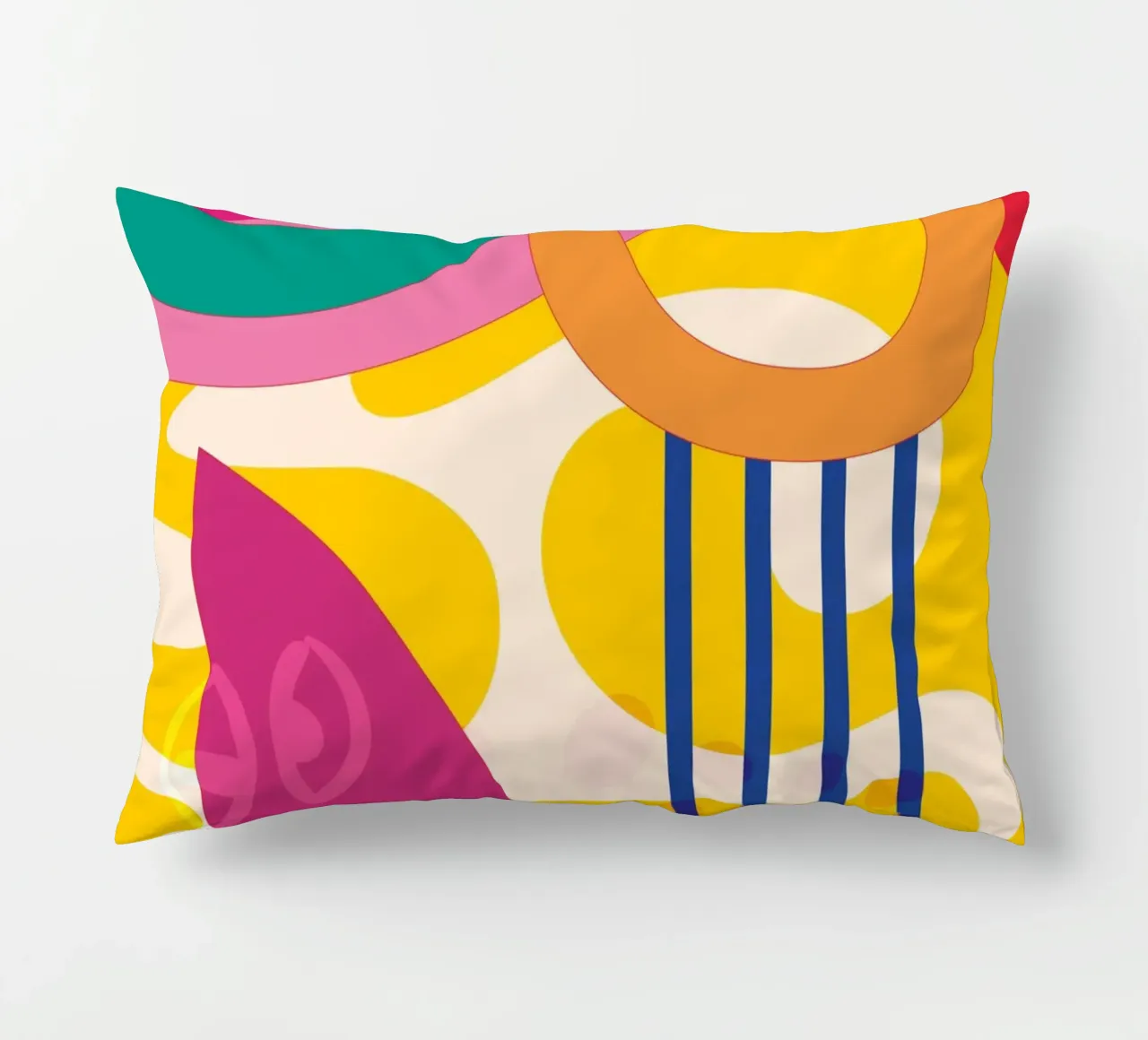 Pop Art Abstract Colourful Modern decorative cushion by Whole©