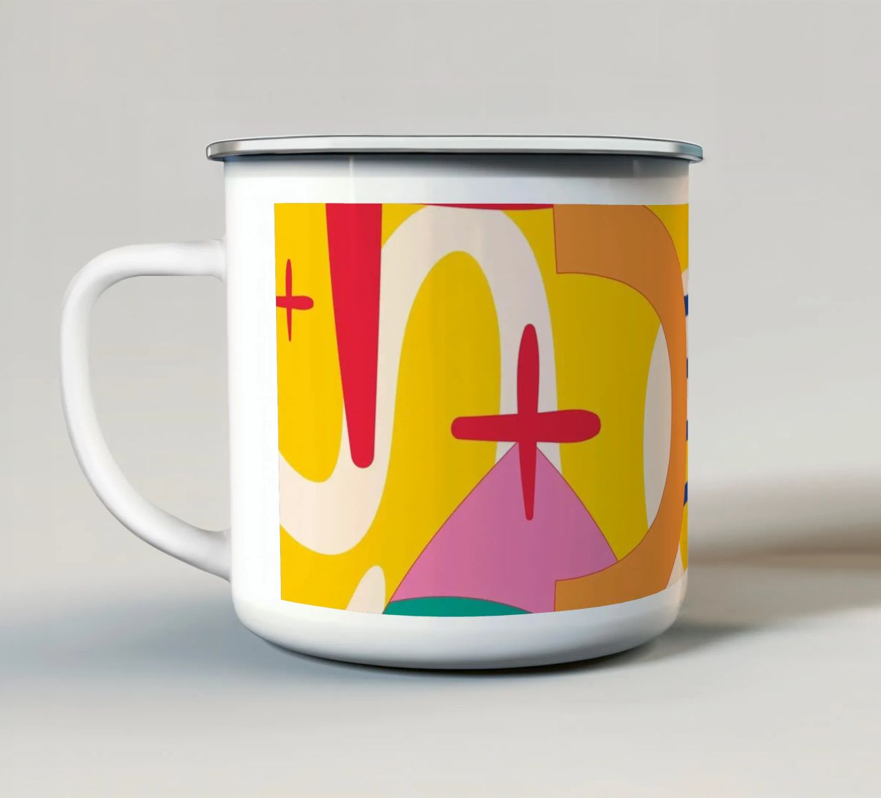 Pop Art Astratto Colorato Moderno tazza in smalto da Whole©