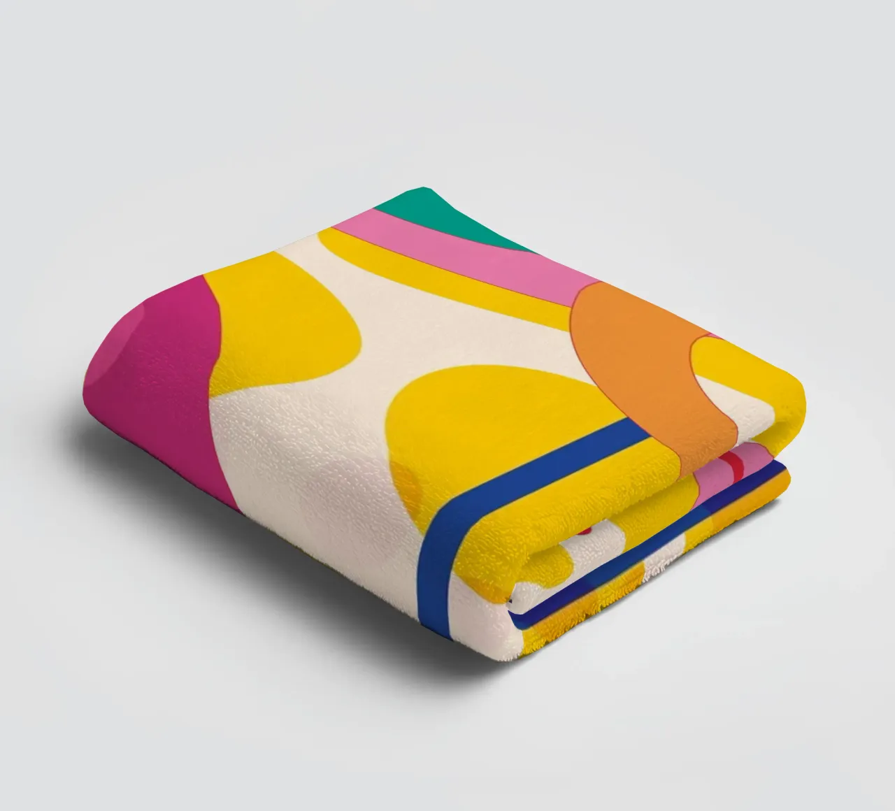 Pop Art Abstract Colourful Modern towel by Whole©