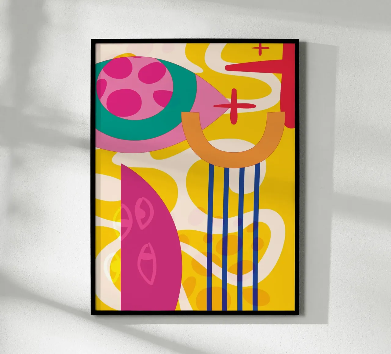 Pop Art Astratto Colorato Moderno poster da Whole©