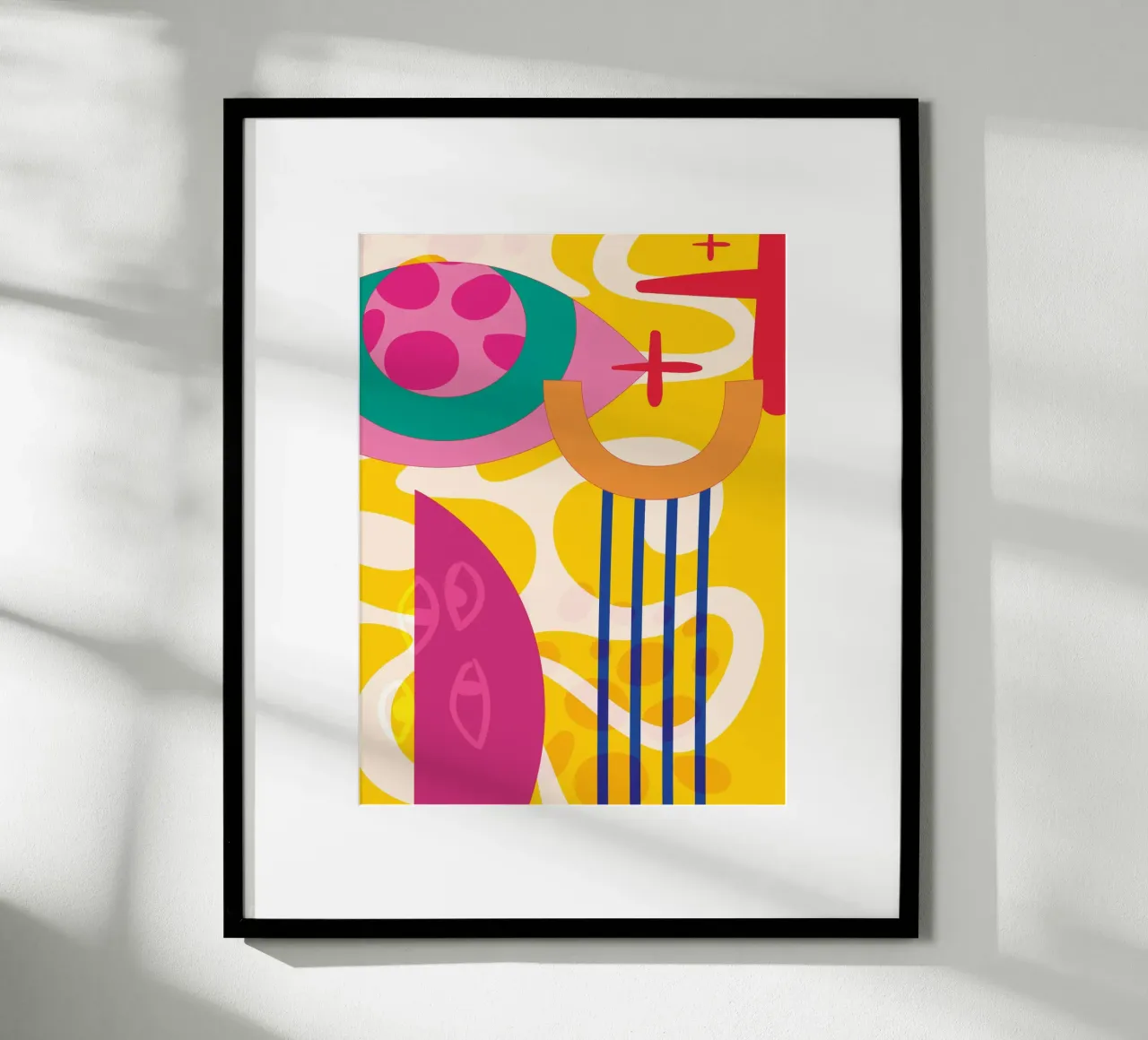 Pop Art Astratto Colorato Moderno poster da Whole©