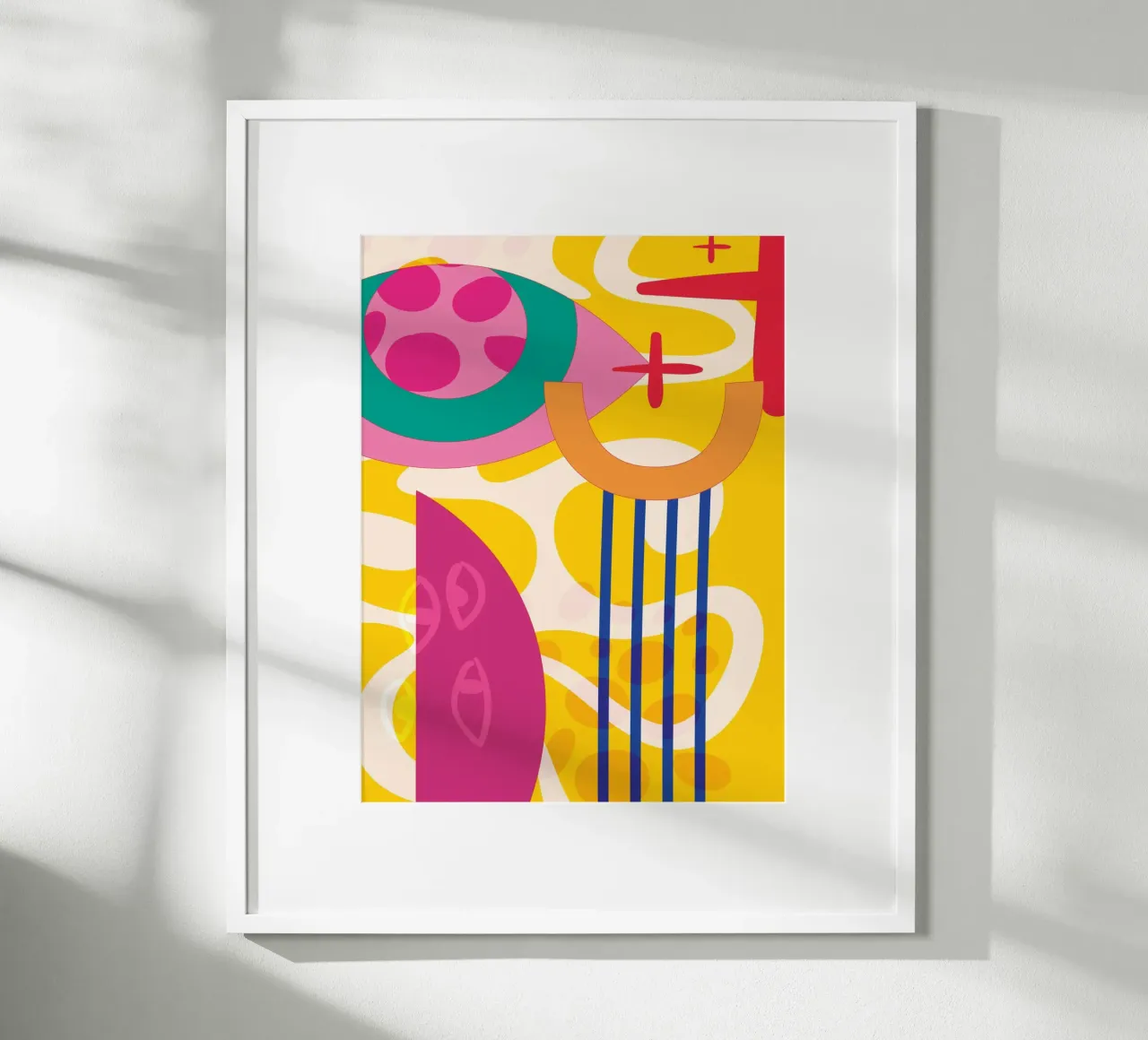 Pop Art Astratto Colorato Moderno poster da Whole©