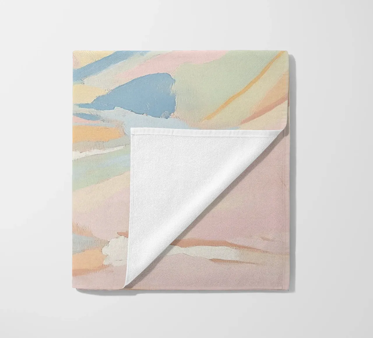 Montagne Pastello astratto Fauvismo Natura telo mare da Euphoria Theresa