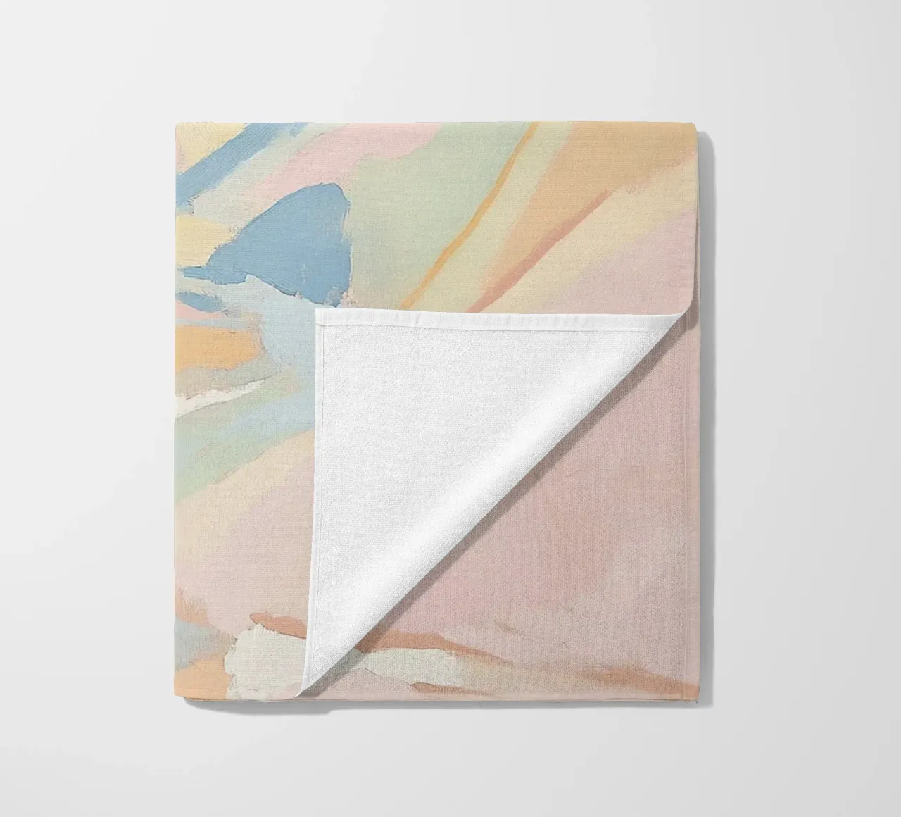 Montagne Pastello astratto Fauvismo Natura telo mare da Euphoria Theresa