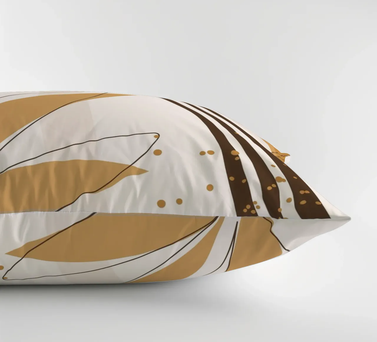 Boho Line Art Natura Beige Marrone cuscino da Whole©
