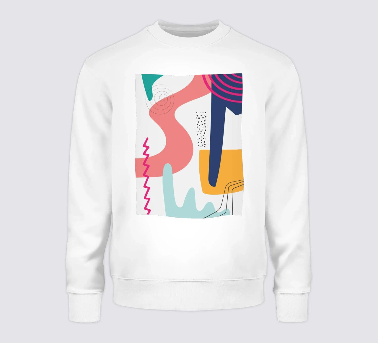 Pop Art astratta moderna e colorata felpa da Whole©