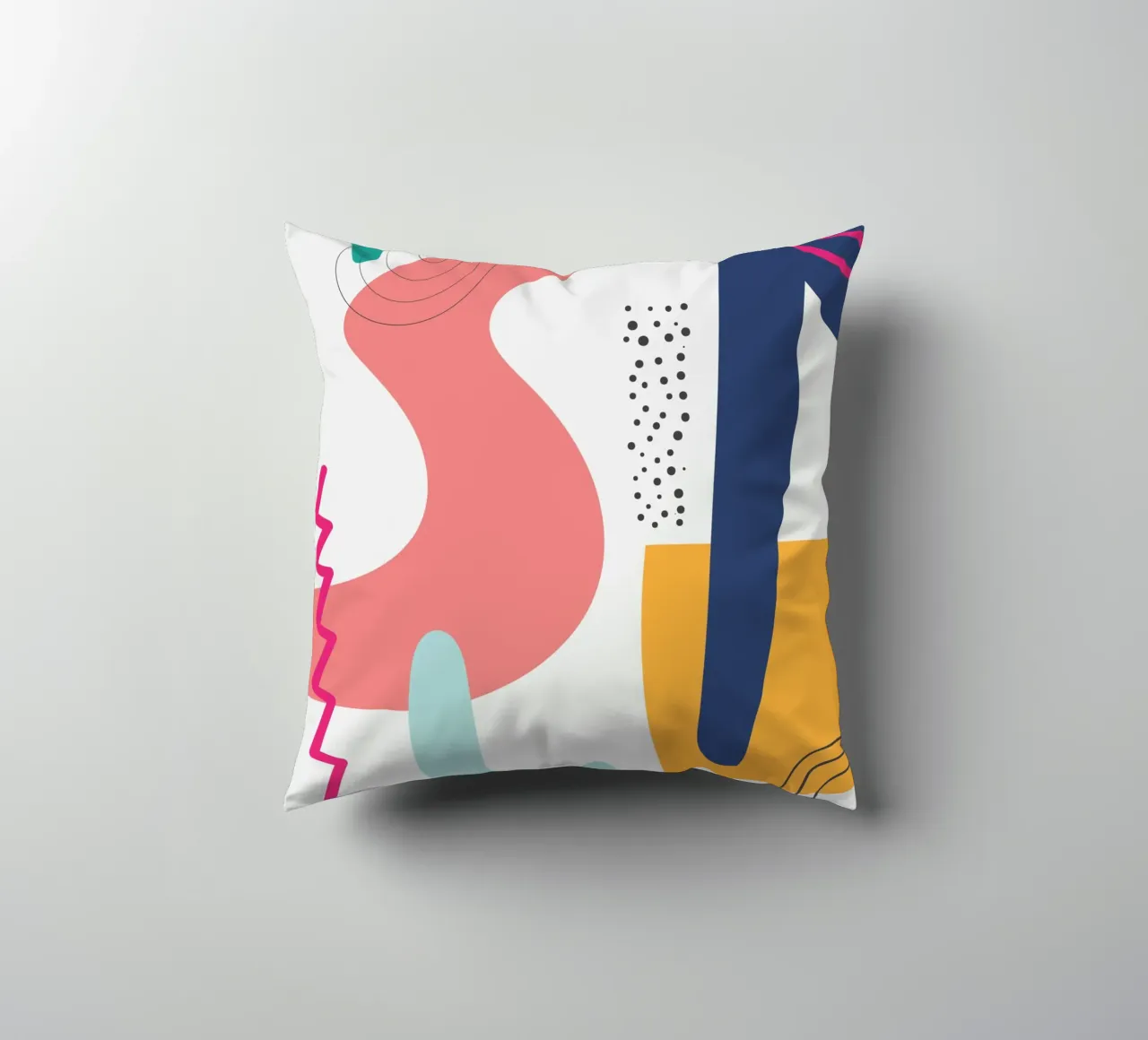 Pop Art astratta moderna e colorata cuscino da Whole©