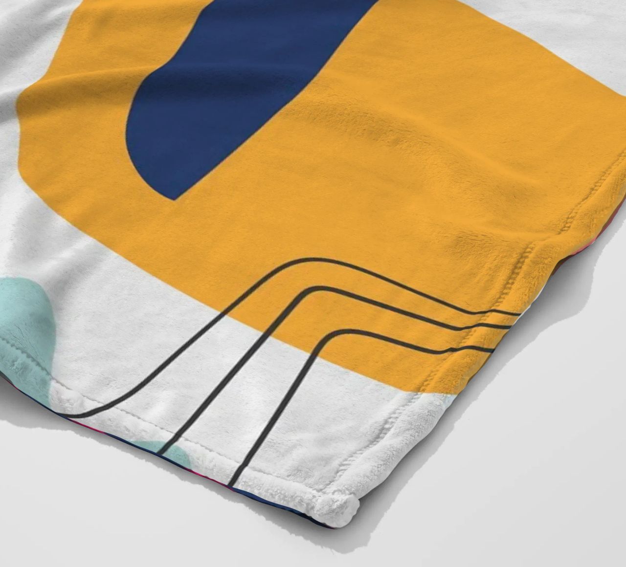 Abstract Modern Colourful Pop Art fleece blanket by Whole©