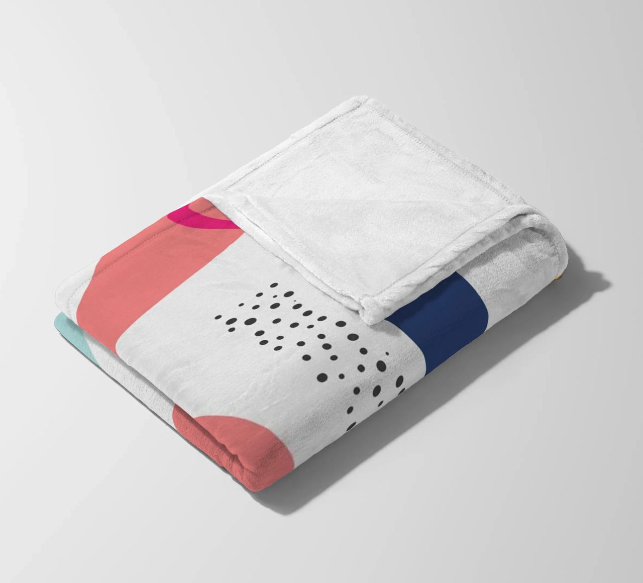 Abstract Modern Colourful Pop Art fleece blanket by Whole©