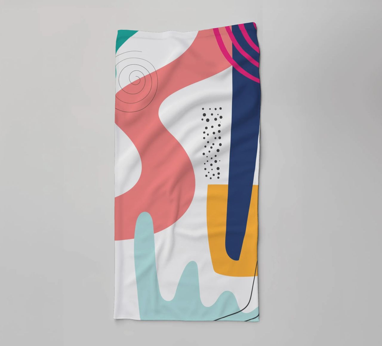 Abstract Modern Colourful Pop Art towel by Whole©