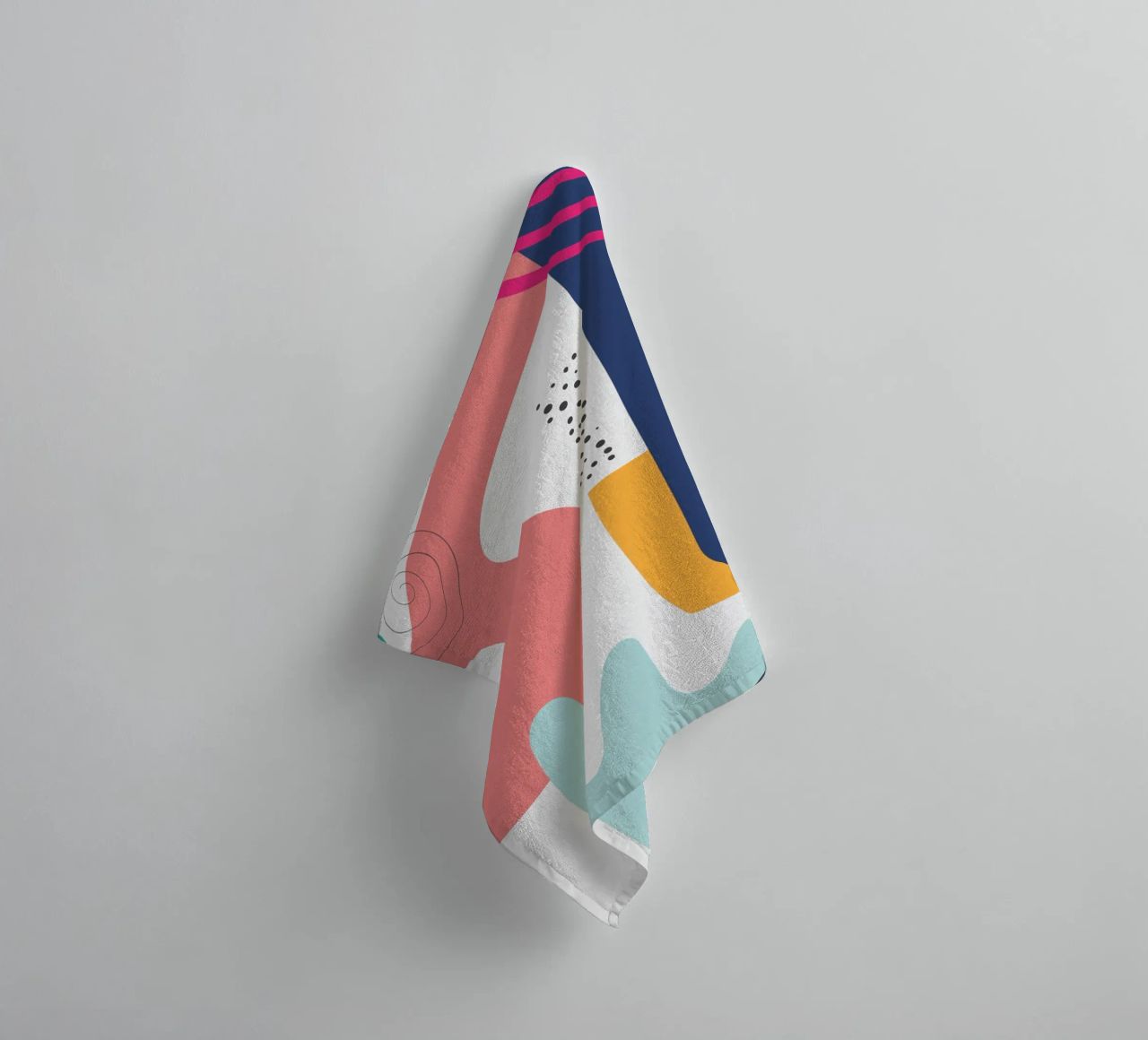 Abstract Modern Colourful Pop Art towel by Whole©
