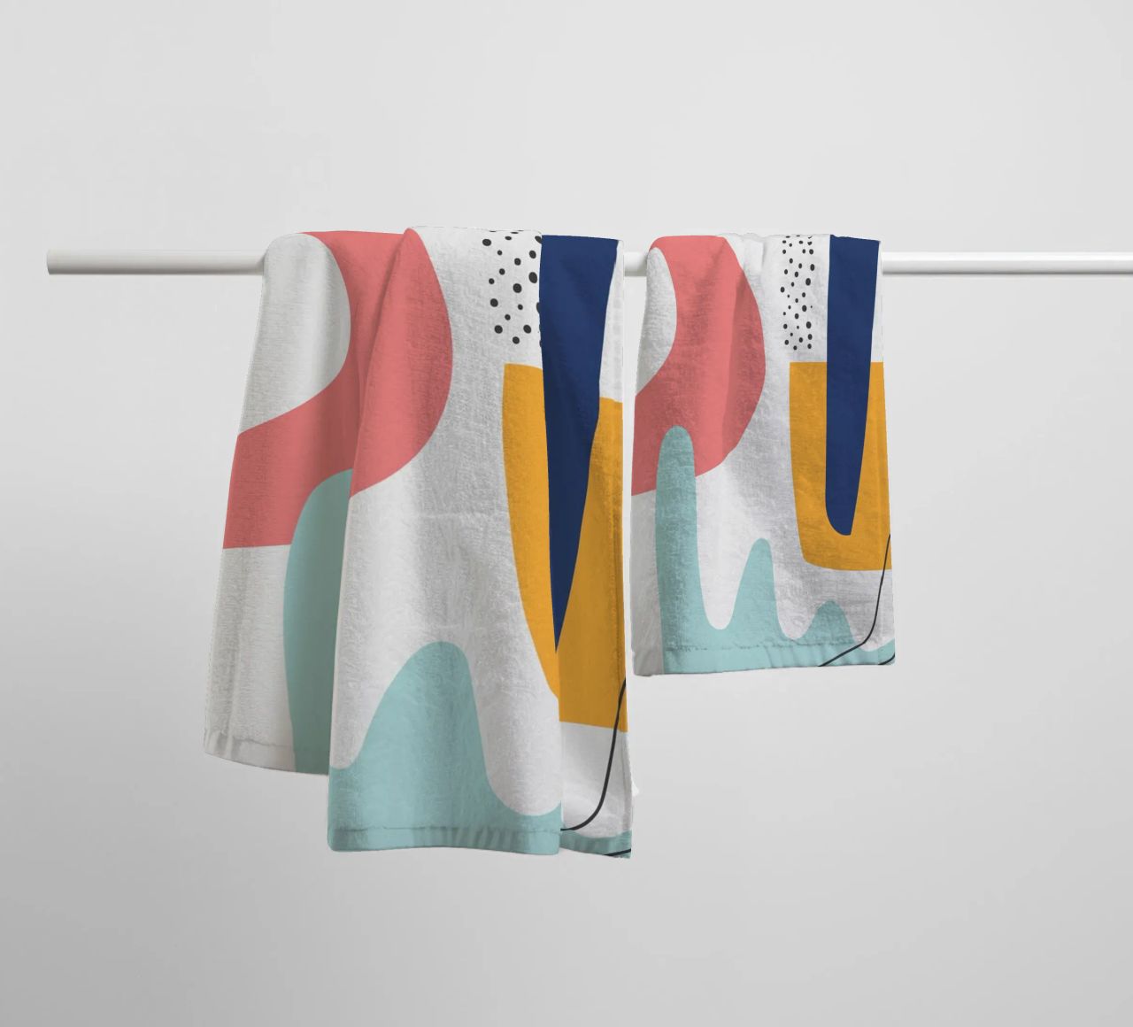 Abstract Modern Colourful Pop Art towel by Whole©