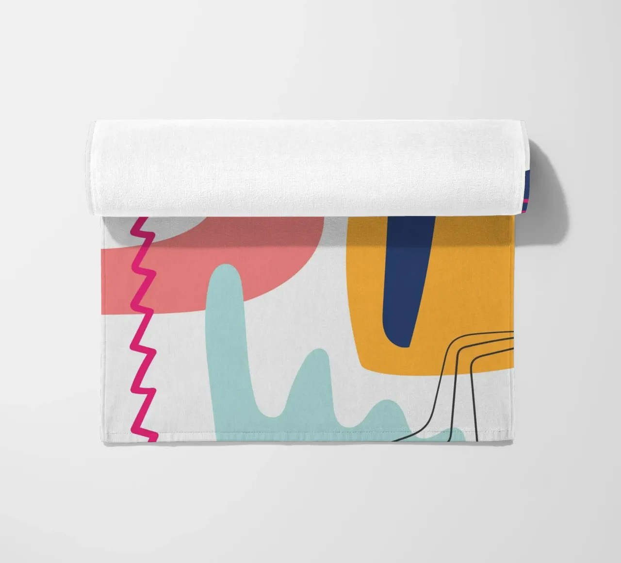 Pop Art astratta moderna e colorata telo mare da Whole©