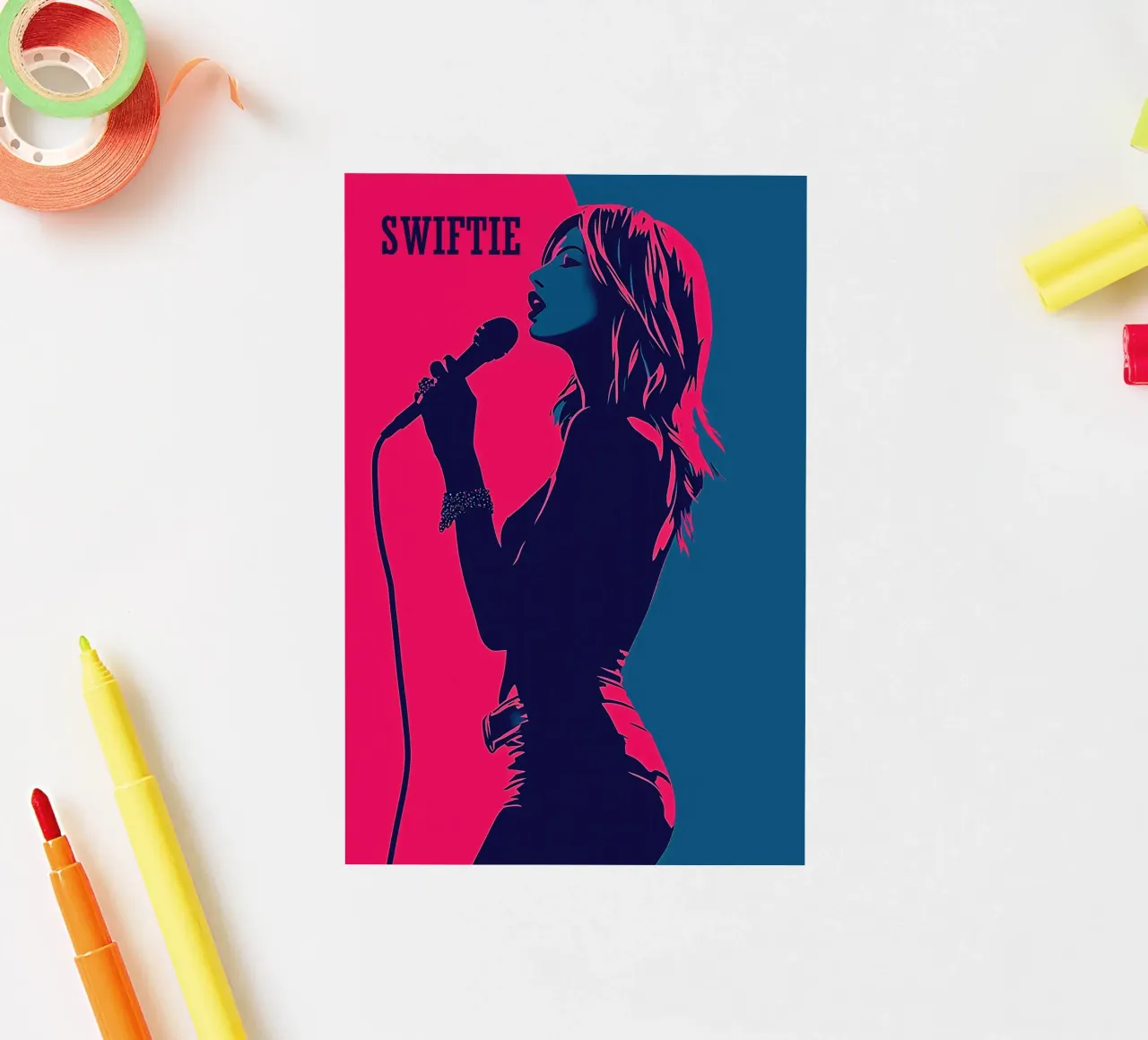 Swiftie | Taylor Swift im Konzert Sticker von Autofocus