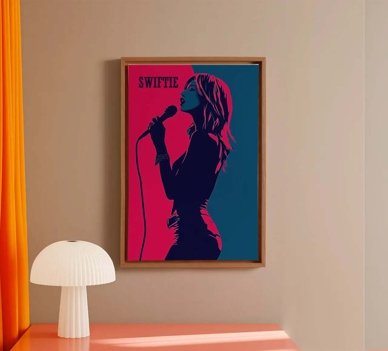 Swiftie | Taylor Swift im Konzert Leinwand von Autofocus