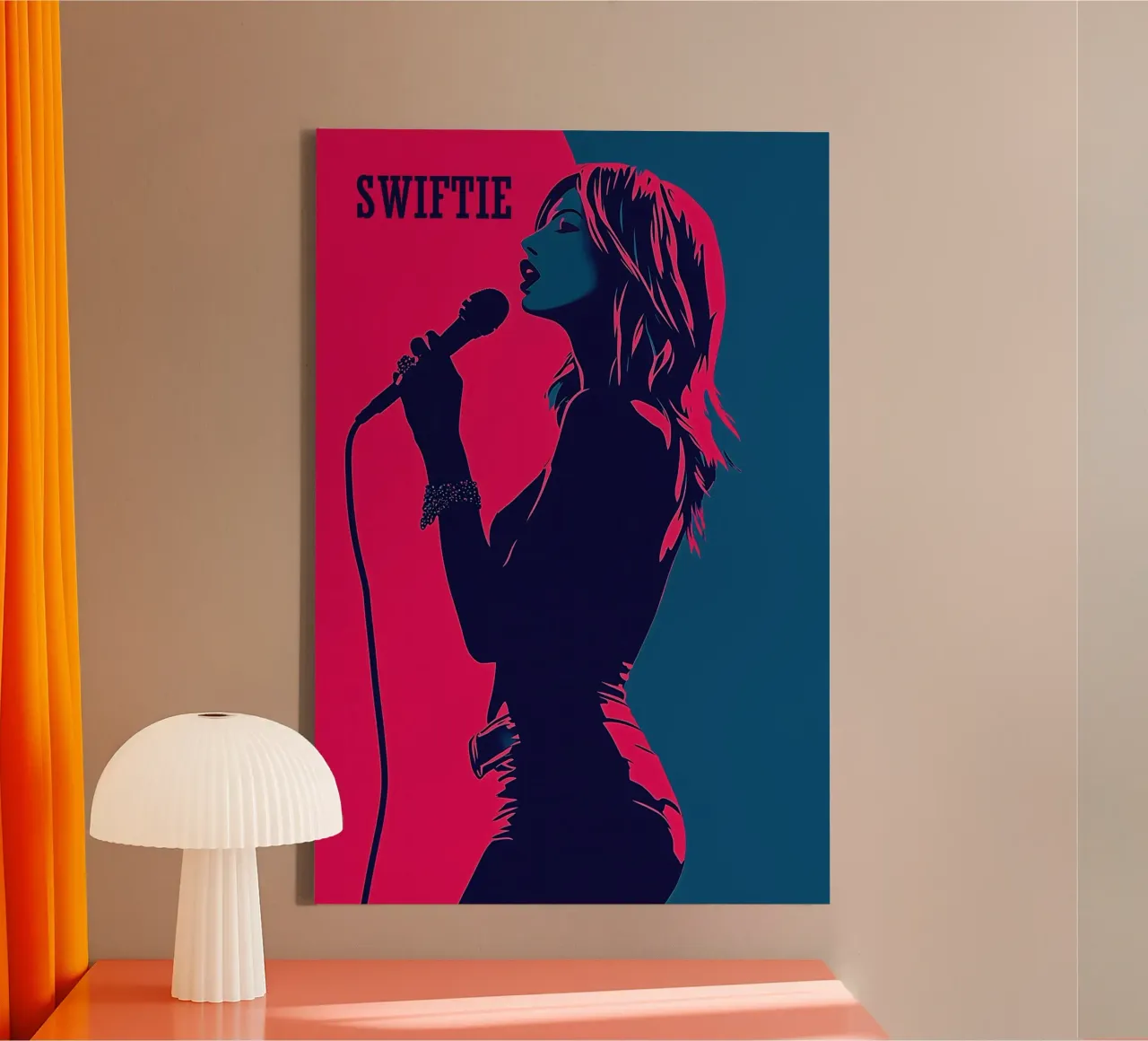 Swiftie | Taylor Swift im Konzert Leinwand von Autofocus