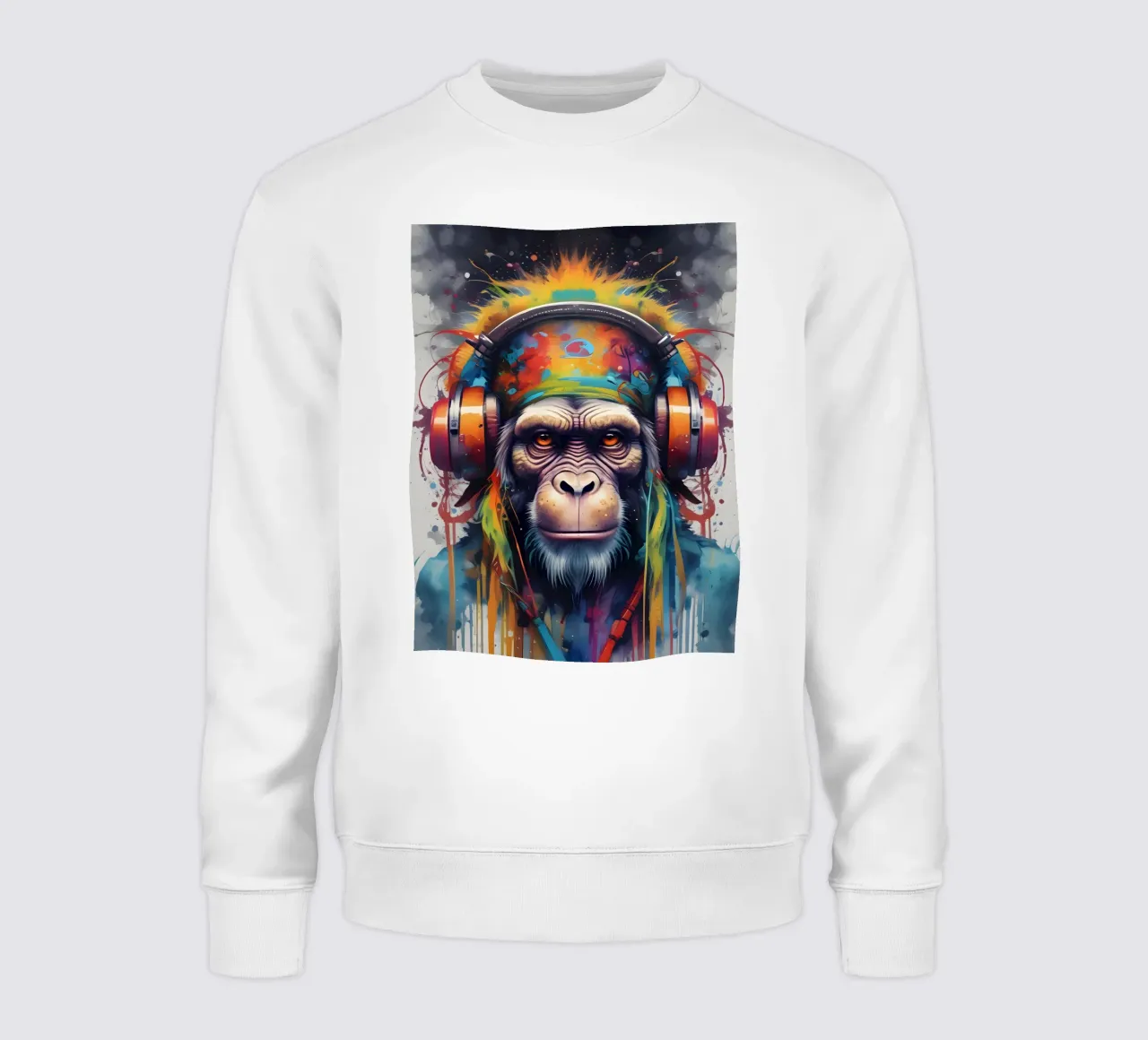 Scimpanzé in cuffia felpa da MakArena