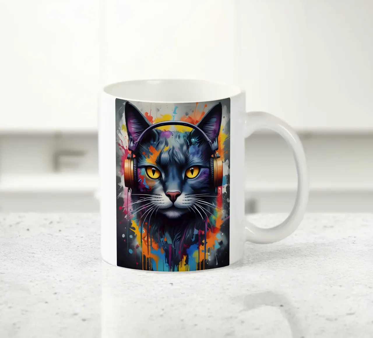 Musica per gatti tazza in ceramica da MakArena
