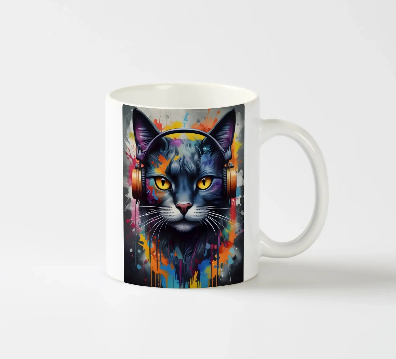 Musica per gatti tazza in ceramica da MakArena