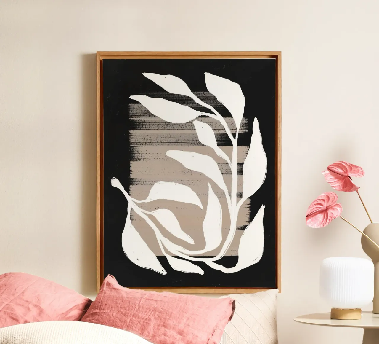 Vie Simple No 46 tela con Cornice a cassetta da treechild