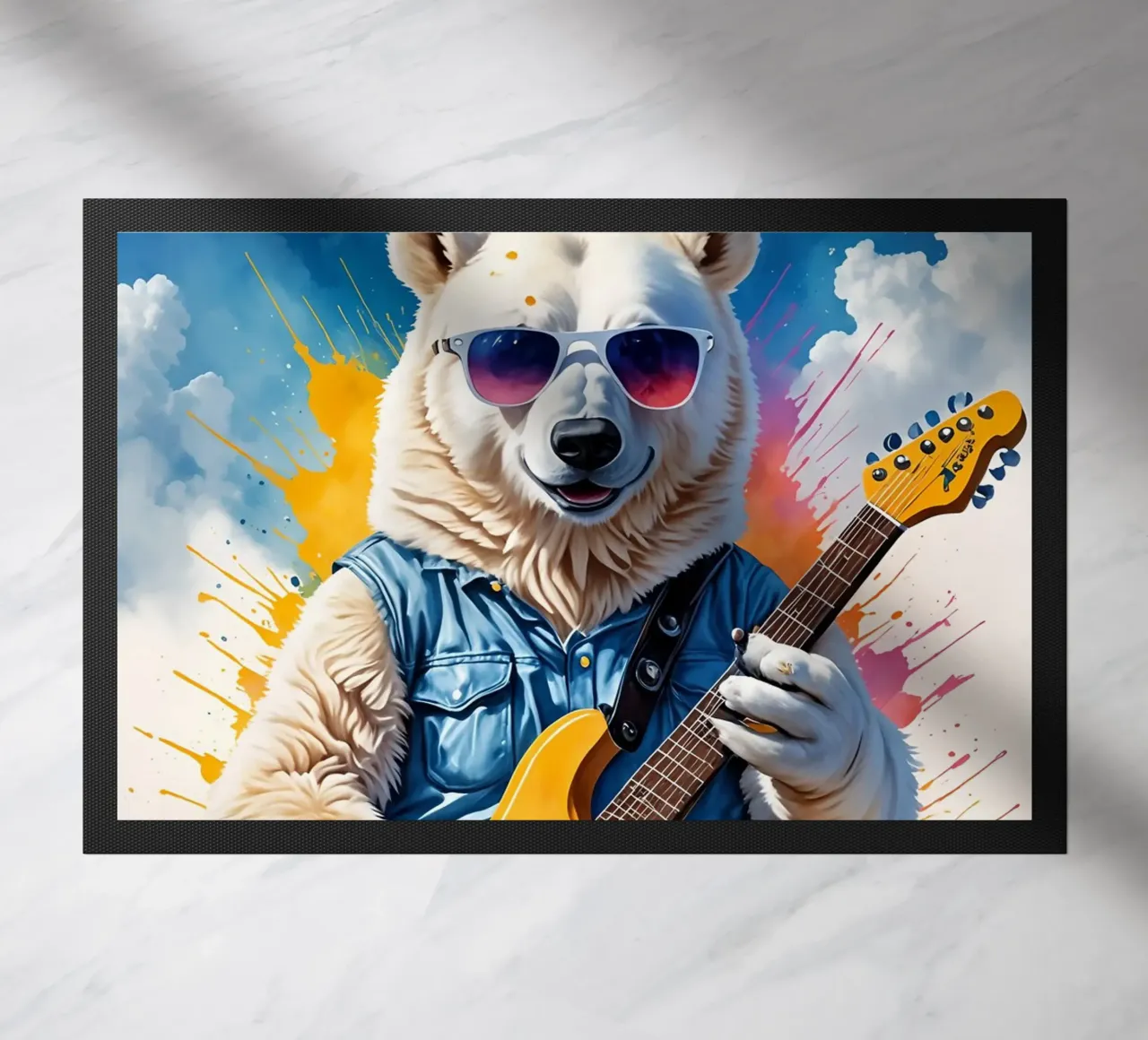 L'orso suona la chitarra zerbino da MakArena