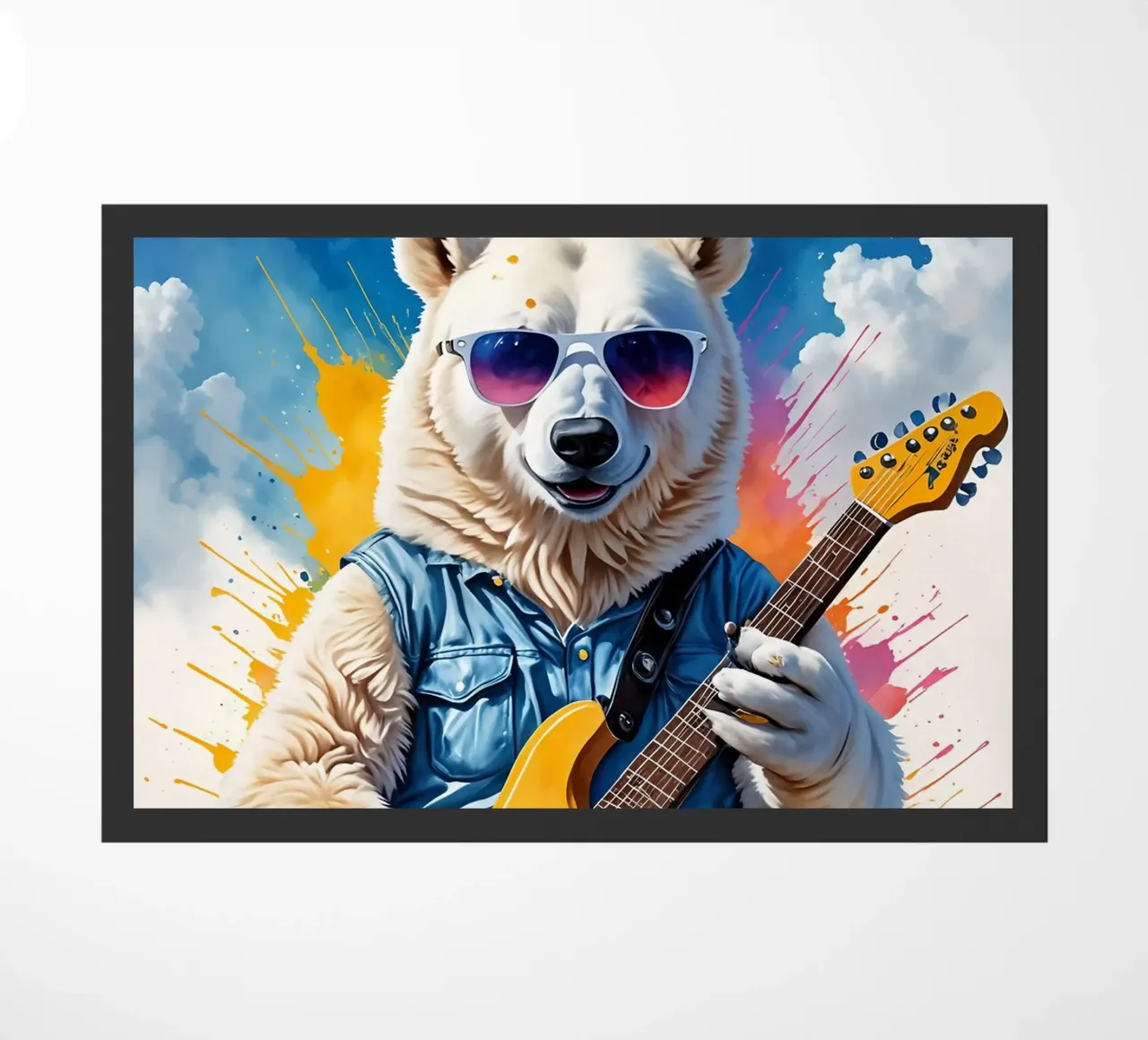 L'orso suona la chitarra zerbino da MakArena