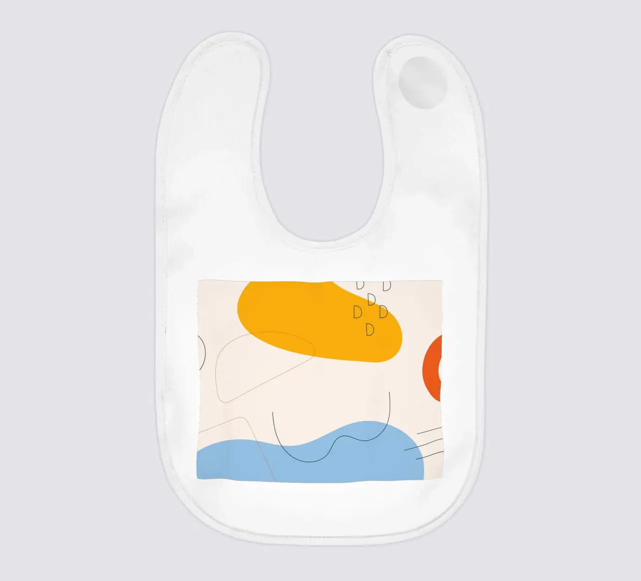Forme astratte Moderno Minimalista bavaglino da Whole©