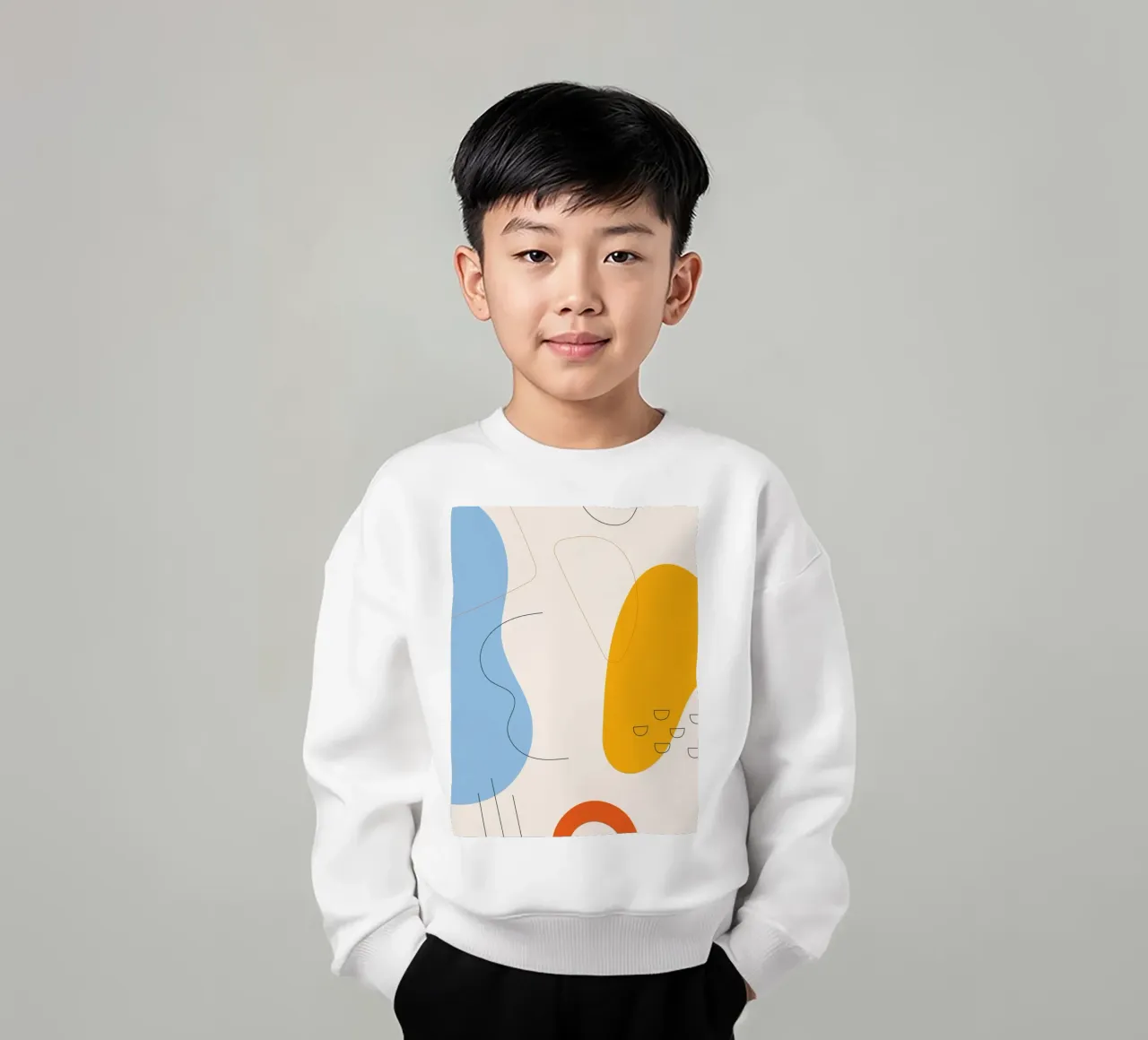 Forme astratte Moderno Minimalista felpa bambino da Whole©