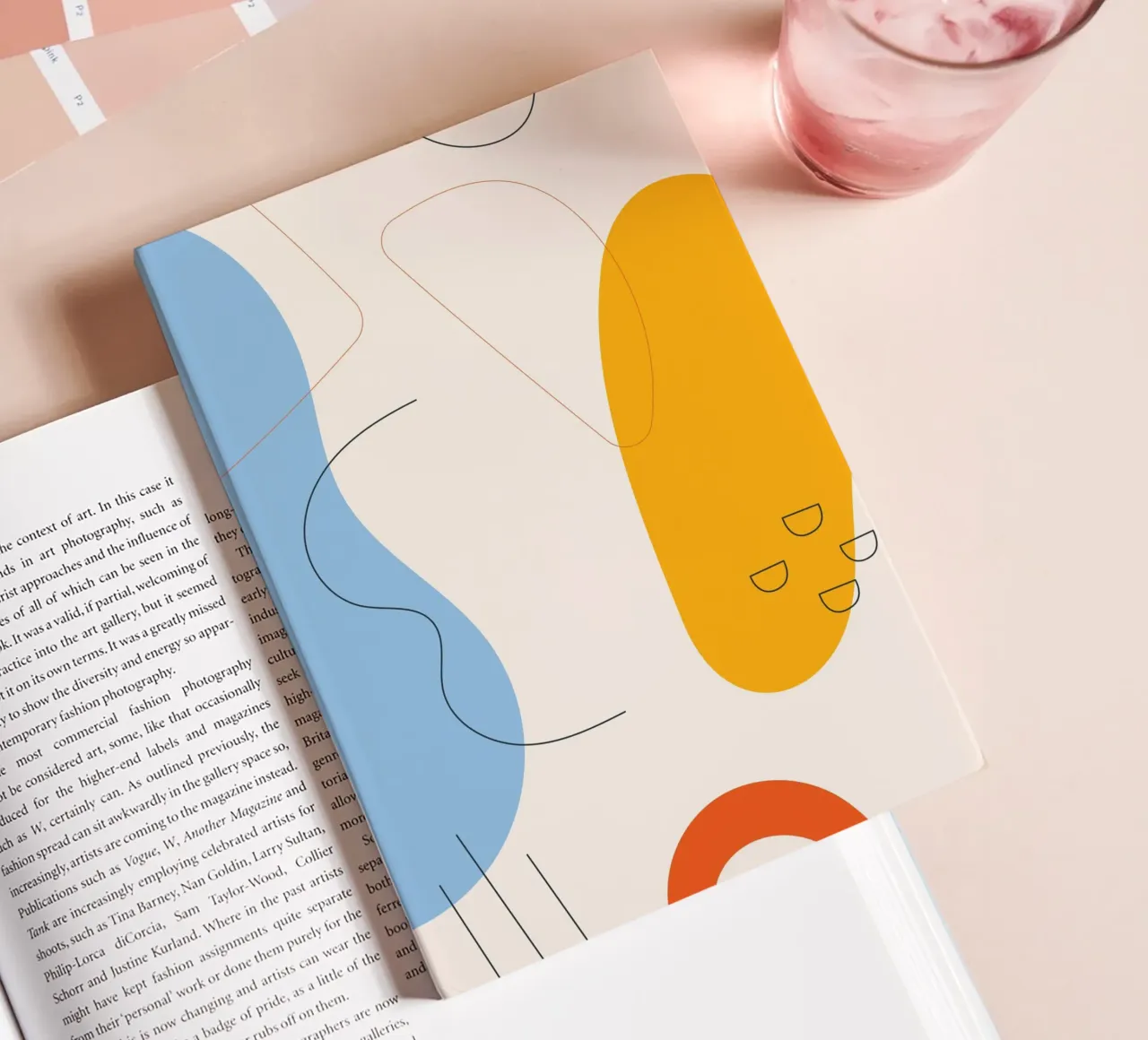 Abstract shapes Modern Minimalist notebook by Whole©