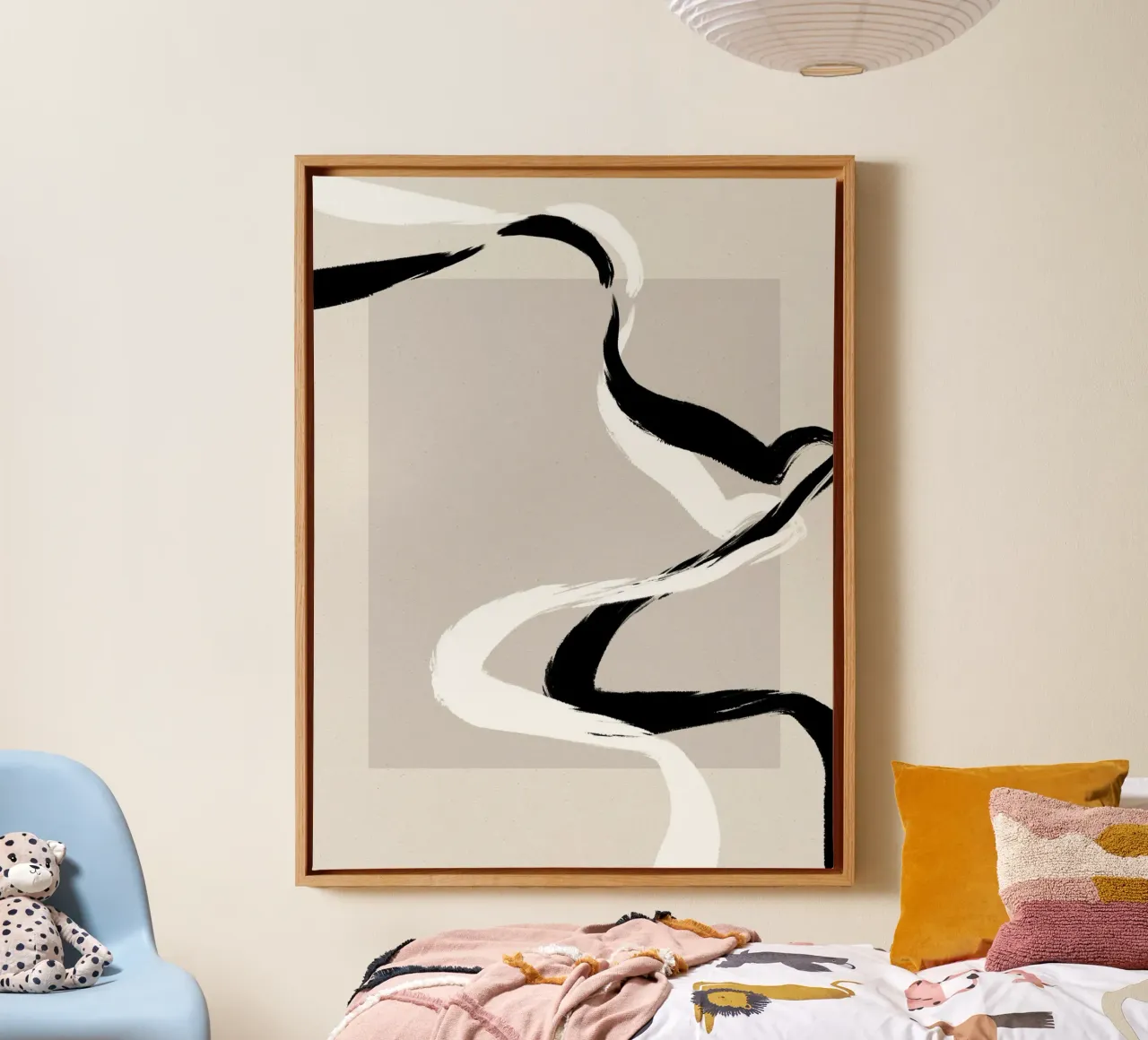 Vie Simple No 46 tela con Cornice a cassetta da treechild
