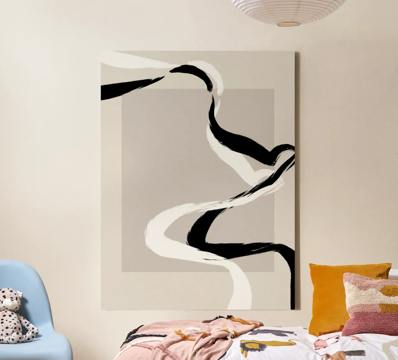 Vie Simple No 46 tela con Cornice a cassetta da treechild
