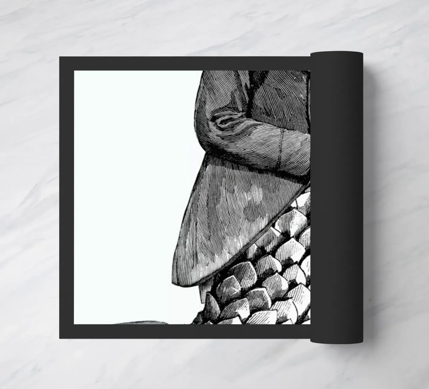 Coat Tails doormat by The Gently Unfurling Sneak