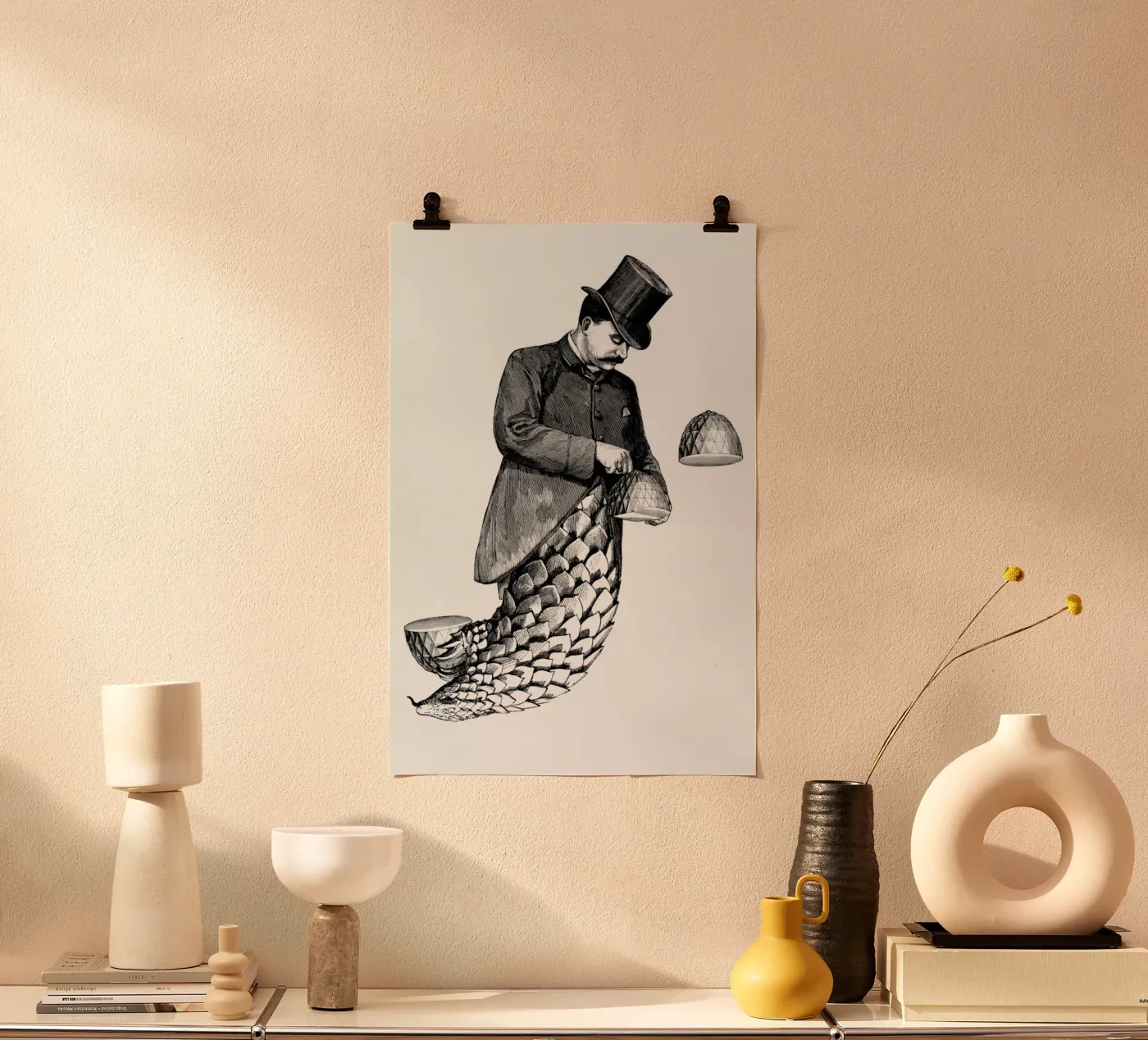 Coat Tails poster by The Gently Unfurling Sneak