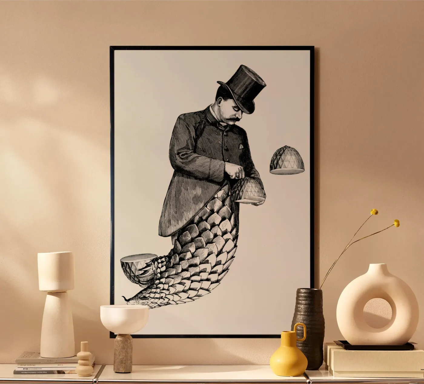 Coat Tails poster by The Gently Unfurling Sneak