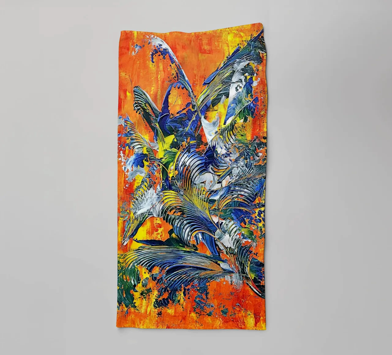 IDEAL GIFT 100 towel by Thierry Vobmann Abstract painting
