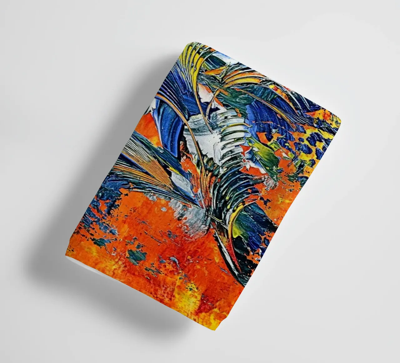 IDEAL GIFT 100 towel by Thierry Vobmann Abstract painting