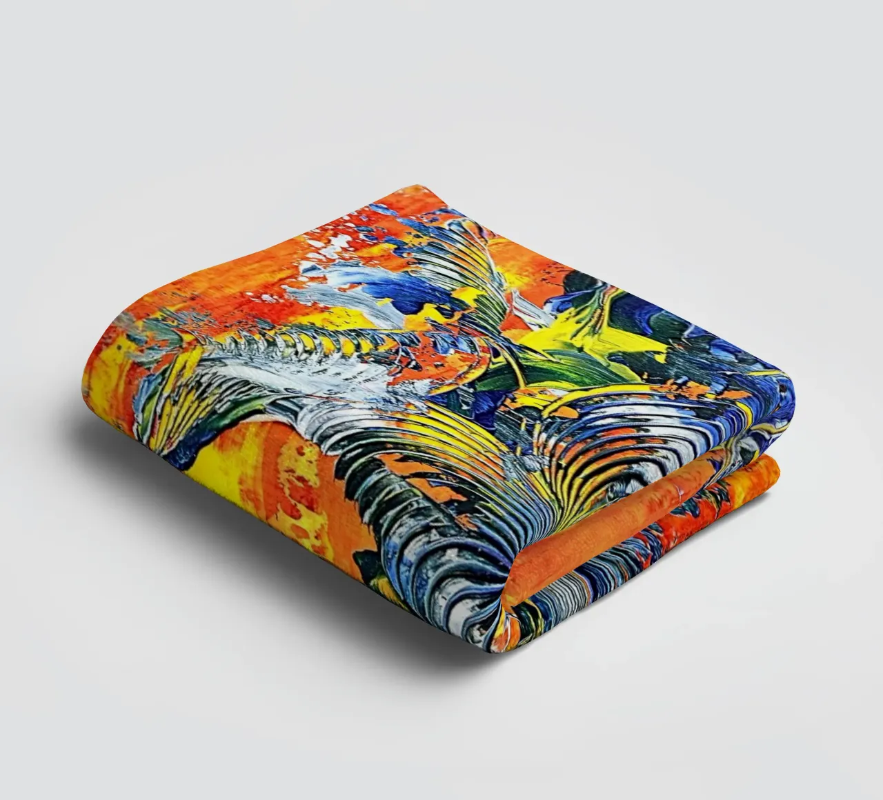 IDEAL GIFT 100 towel by Thierry Vobmann Abstract painting