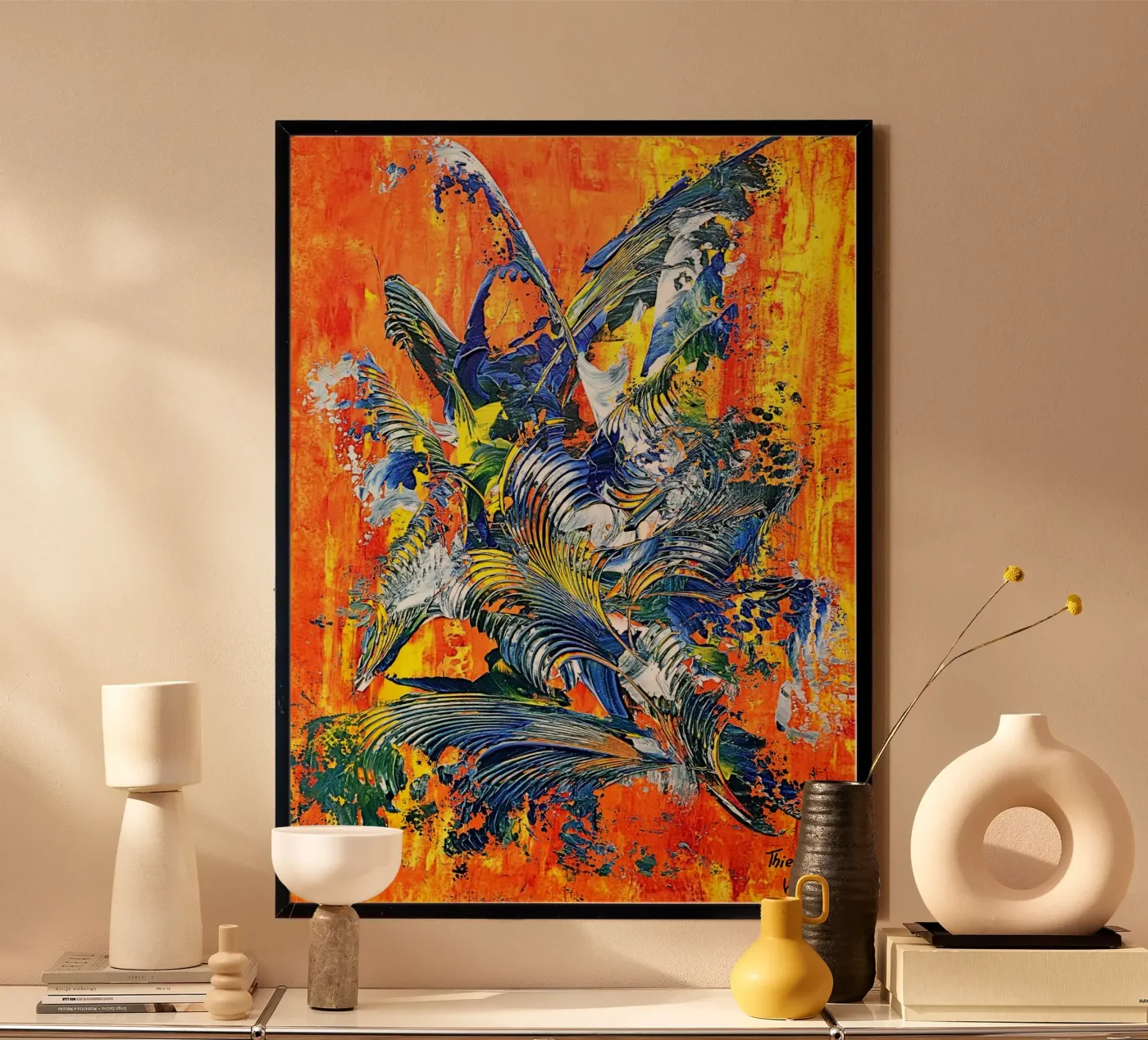 IDEAL GIFT 100 poster da Thierry Vobmann Abstract painting