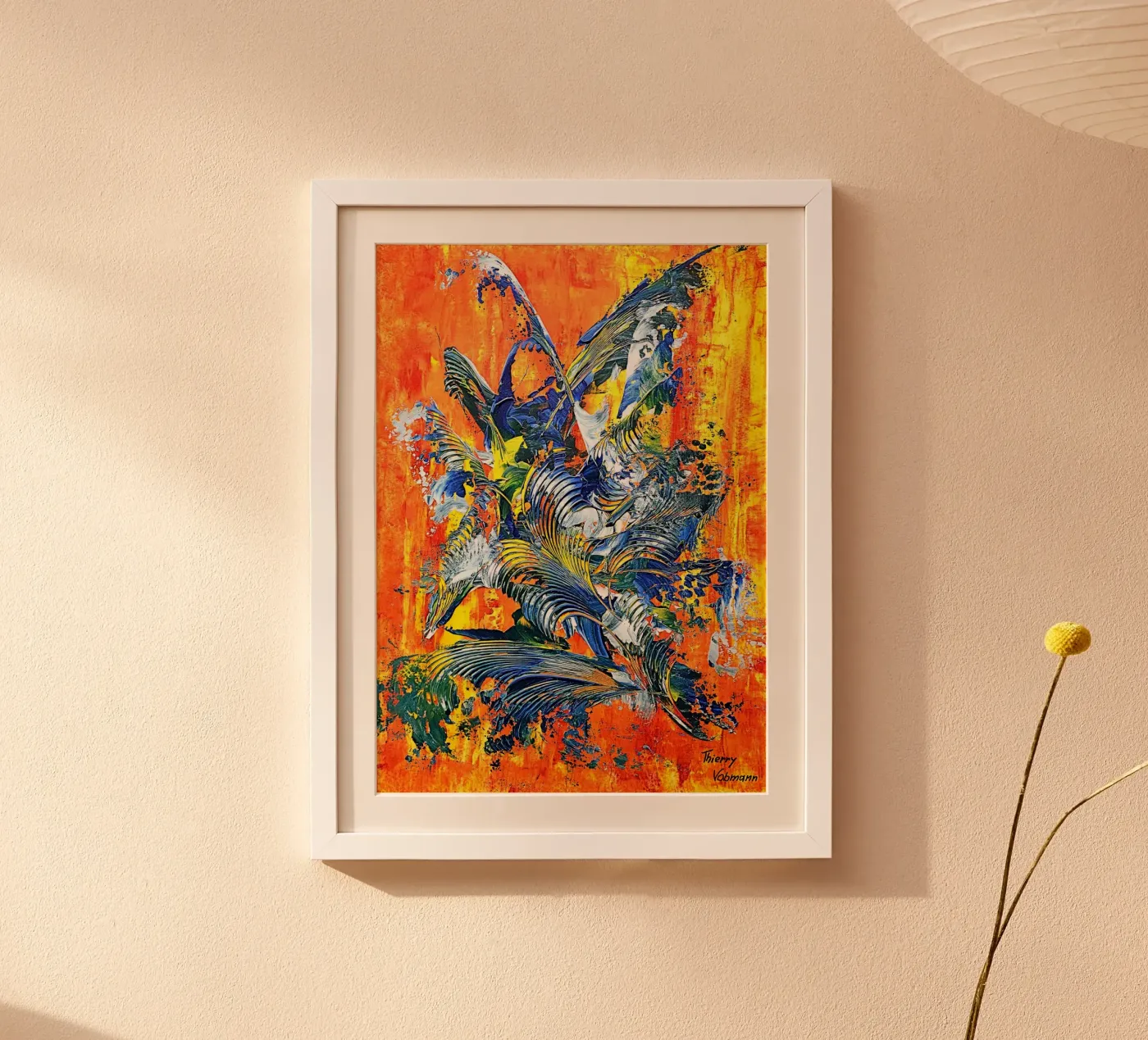 IDEAL GIFT 100 poster da Thierry Vobmann Abstract painting