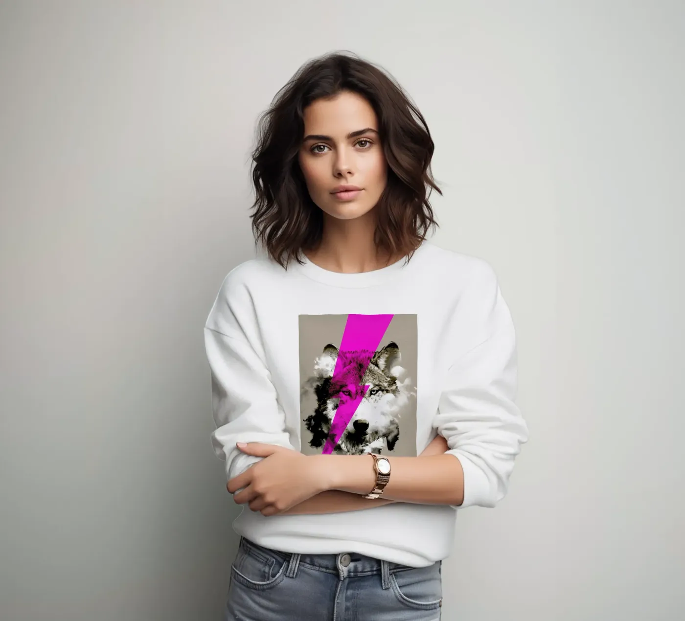 Wolf rocks felpa da Róbert Farkas