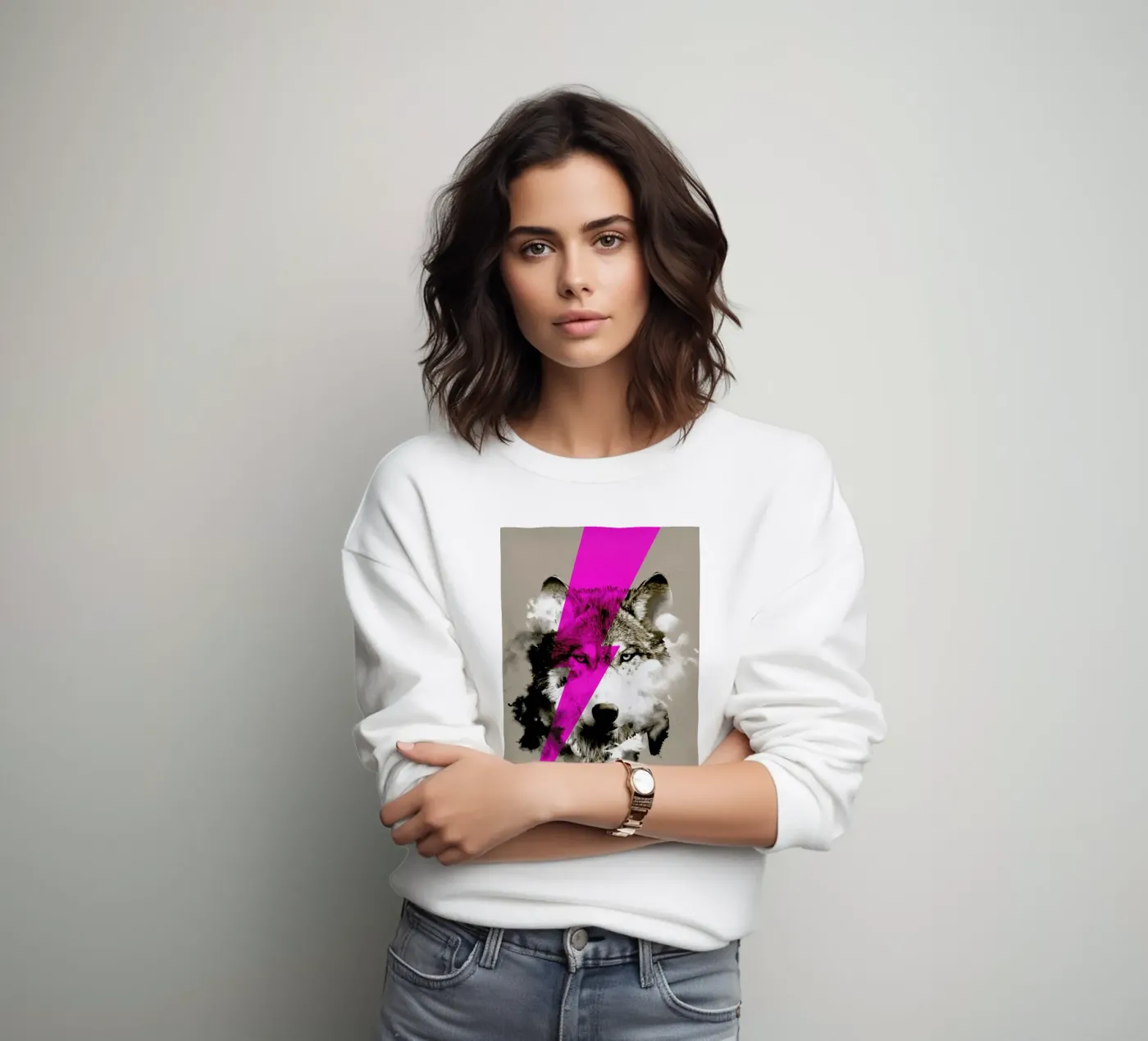 Wolf rocks felpa da Róbert Farkas