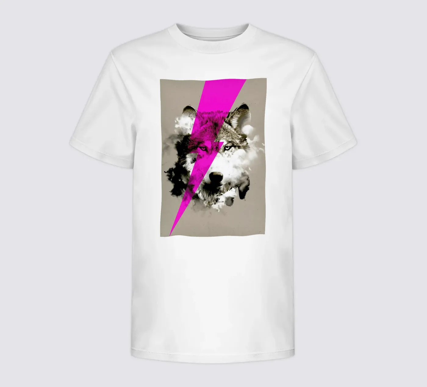 Wolf rocks t-shirt bambini da Róbert Farkas