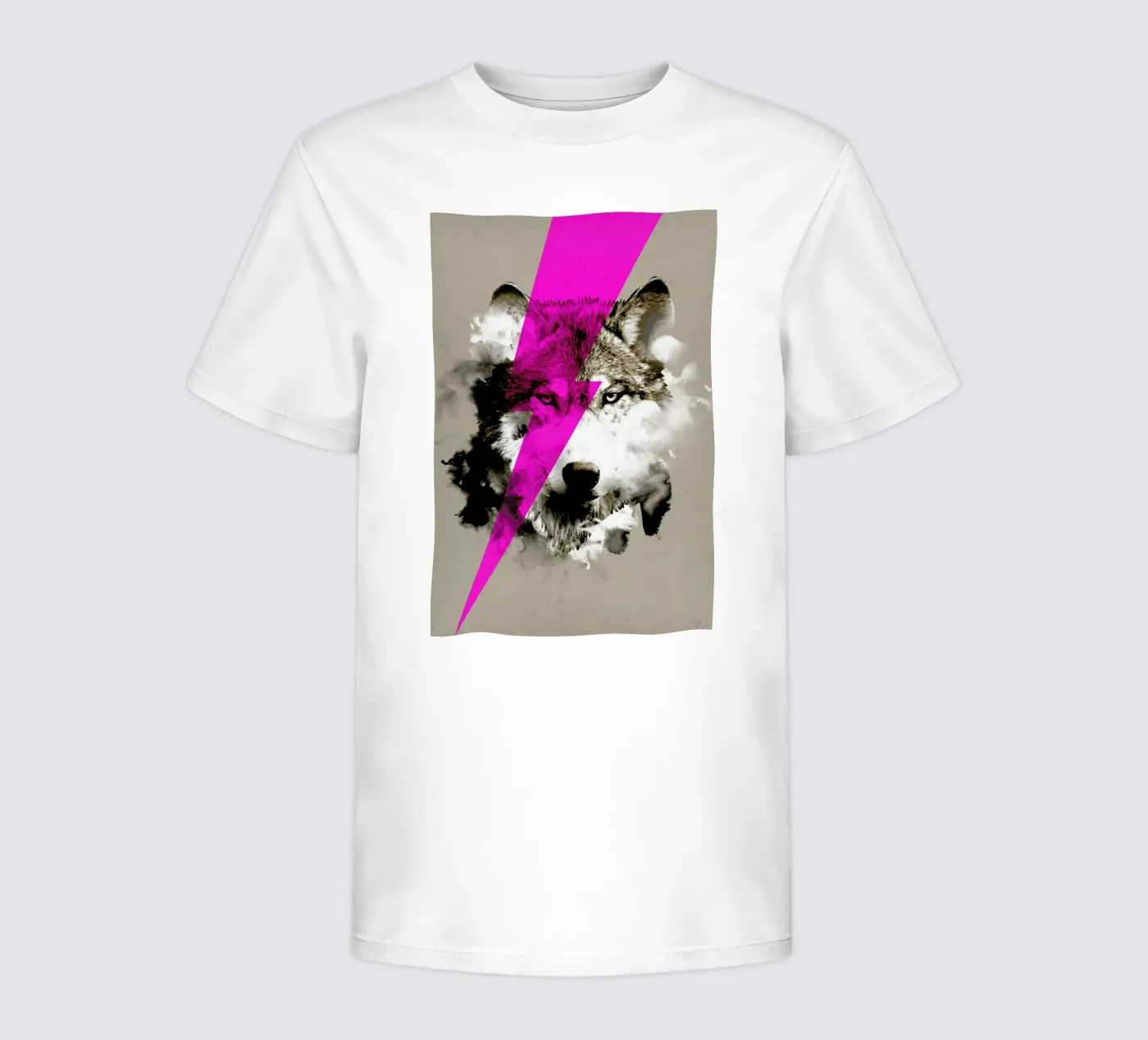 Wolf rocks t-shirt bambini da Róbert Farkas